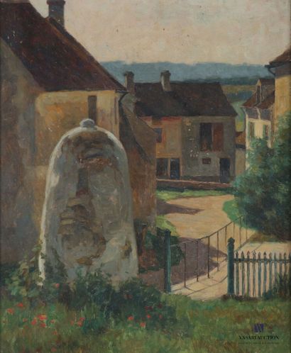 WENZ Frédéric (1865-1940)
Village view
Oil...