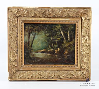 ANONYMOUS (19th, 20th century) 
River in...