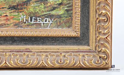 LEROY M. (20th century)
Seaside landscape
Oil...