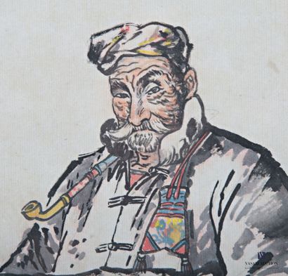 ANONYMOUS (20th century)
Portrait of a man...