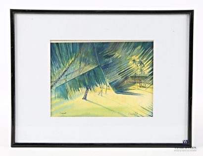 CRESWELL Verney (20th century)
Seychelles
Watercolor...