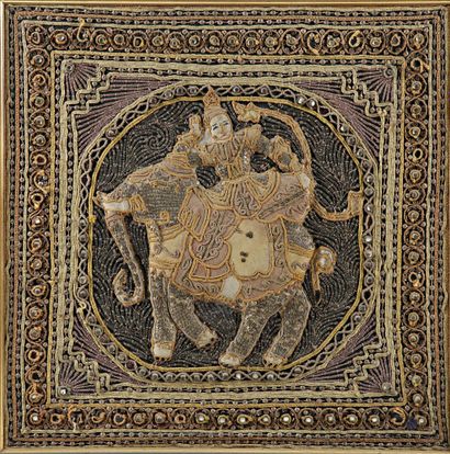ASIA
Cornac on an elephant
Embroidery
(some...