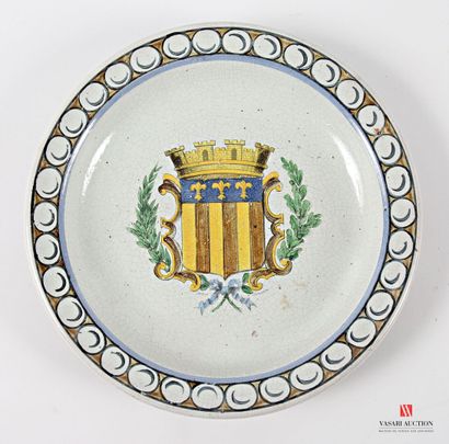 TOURS - DURAND Manufacture de 
Round plate...