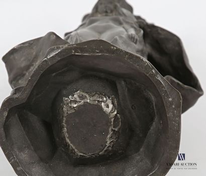 OBIOLS Gustave (1859-1935)
Patinated pewter...
