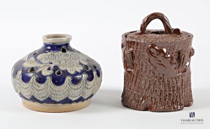 REMMY Fils BETSCHDORF 
An ovoid enameled...