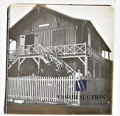 Set of twenty-seven boxes of stereoscopic,...
