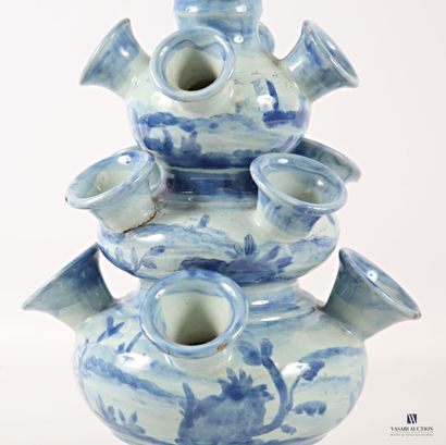Earthenware diabolo-shaped tilière, the body...