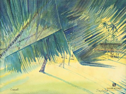 CRESWELL Verney (20th century)
Seychelles
Watercolor...