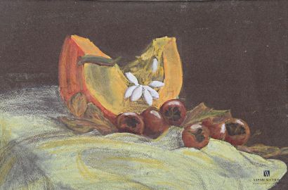 ANONYMOUS
Still life with a slice of pumpkin
Mixed...