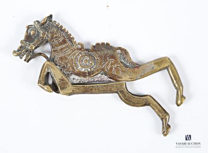 Engraved bronze betel nut cracker featuring...
