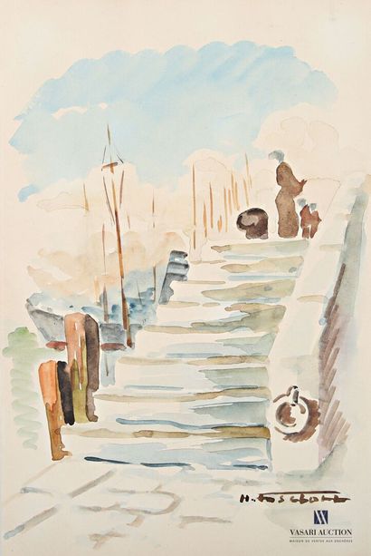 ANONYMOUS (20th - 21st century)
Stairs on...