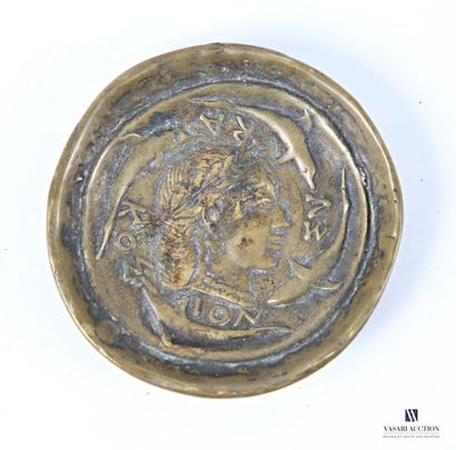 Max LE VERRIER (1891-1973)
Circular bronze...