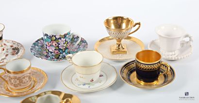 Collection of coffee cups including : a cup...