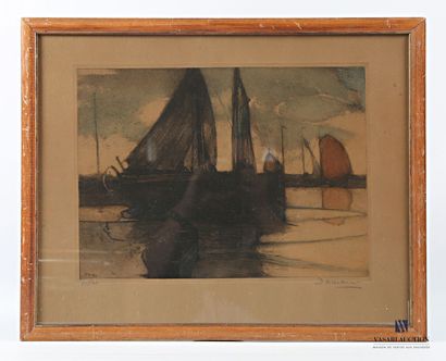MASUI Paul Auguste (1888-1981)
Sailboats
Color...