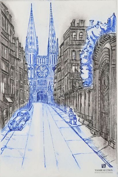 GAULTIER Bertrand (born 1951)
Rue Vital Carles...
