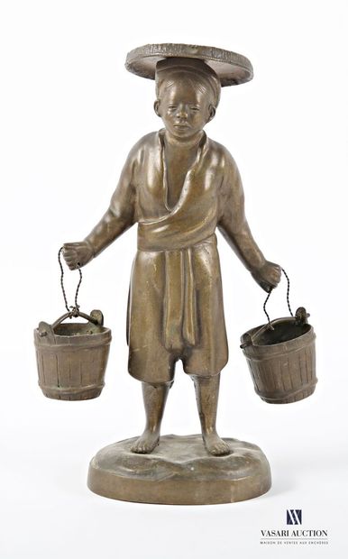 ASIA
Bronze subject representing a water...