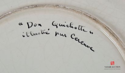 VALLAURIS - CERENNE decorator
Round earthenware...