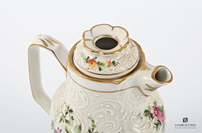 White porcelain baluster-shaped chocolate...