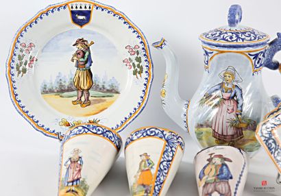 HENRIOT QUIMPER
Polychromy-treated earthenware...