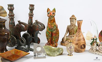 Lot including a ceramic subject featuring...