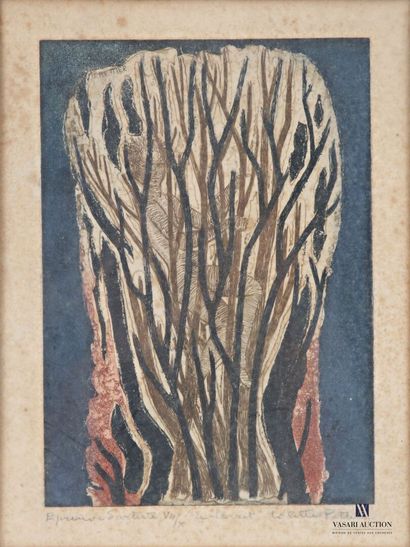PETTIER Colette (1907-1983), after
Le secret
Color...