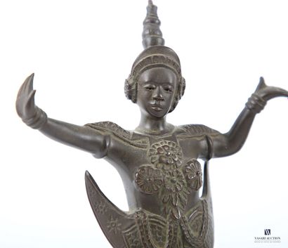 ASIA
Pair of dancing women in copper alloy
Height...