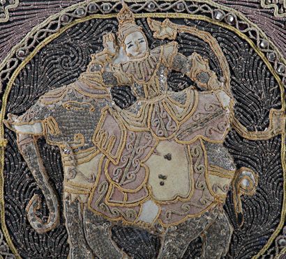 ASIA
Cornac on an elephant
Embroidery
(some...