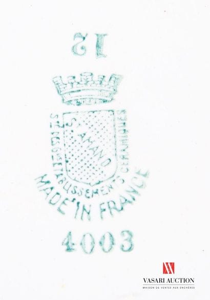 SAINT AMAND Manufacture de 
An earthenware...