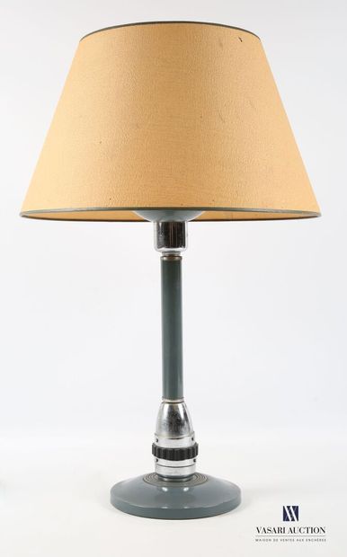 JUMO VARILUX Lamp in chromed metal and grey...