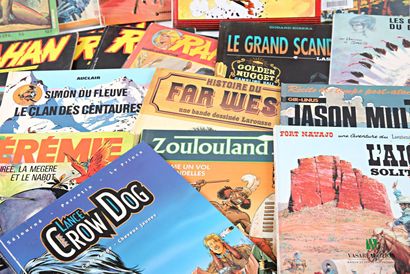 [FAR WEST]
Lot including twenty-two volumes:...