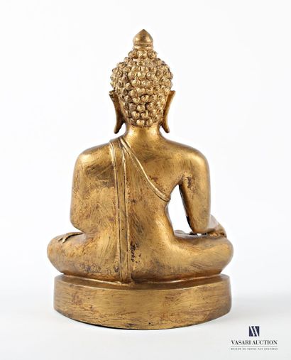Gilded patinated bronze subject depicting...