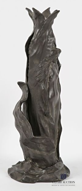 OBIOLS Gustave (1859-1935)
Patinated pewter...