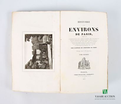 [TOUCHARD-LAFOSSE (G.)] - Histoire des environs...