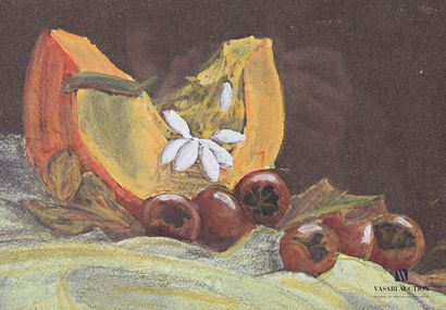 ANONYMOUS
Still life with a slice of pumpkin
Mixed...