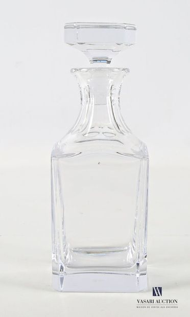 CRISTAL FRANCE
Square-section crystal decanter,...