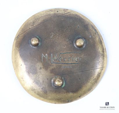 Max LE VERRIER (1891-1973)
Circular bronze...