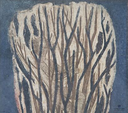 PETTIER Colette (1907-1983), after
Le secret
Color...