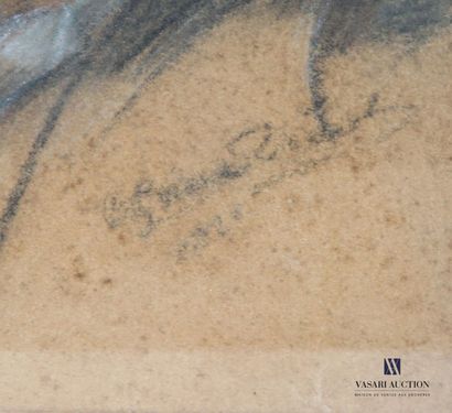 Early 20th century French school
The supplication
Pastel
Signature...