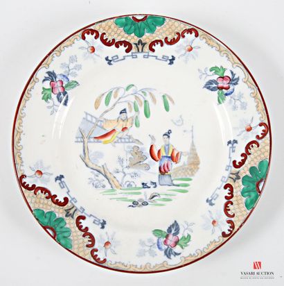 SARREGUEMINES
Fine earthenware dessert plate,...