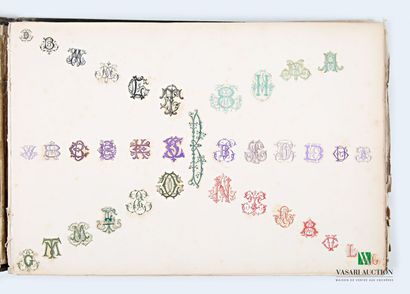Album with twenty drawings, mixed techniques,...