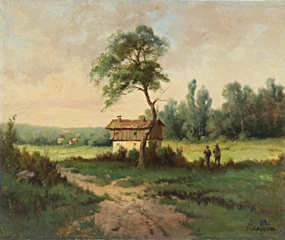 BERTIN (Early 20th century) 
Lively Landes...
