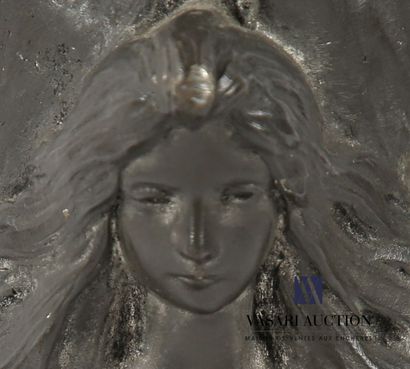 OBIOLS Gustave (1859-1935)
Patinated pewter...