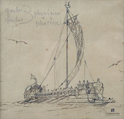 ANONYMOUS
Phoenician Gaulos
Pencil and ink...