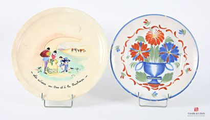 VALLAURIS - CERENNE decorator
Round earthenware...