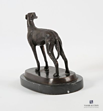Regula subject depicting a frightened greyhound,...
