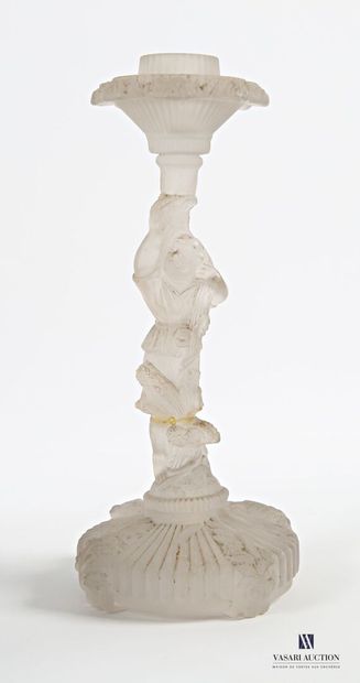 Lot comprising a polychrome-treated ceramic...