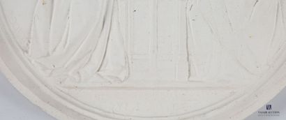 ANTOINE BOVY (1795-1877) After
Plaster medallion...