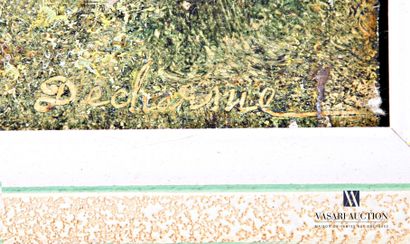 DECHARME (20th century) 
Forest landscape...