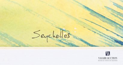 CRESWELL Verney (20th century)
Seychelles
Watercolor...