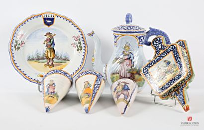 HENRIOT QUIMPER
Polychromy-treated earthenware...